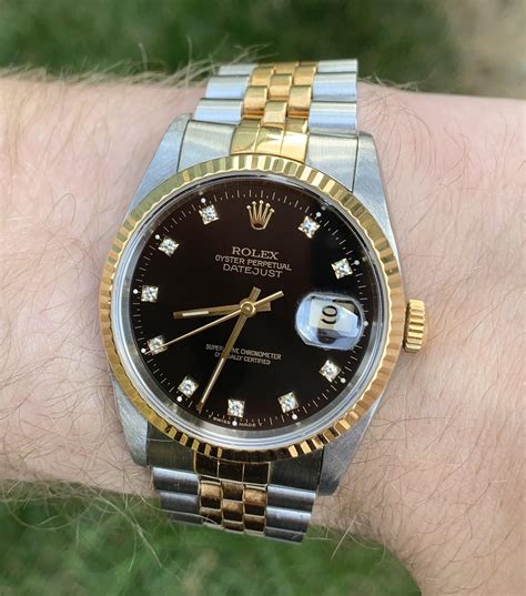 rolex datejust 16233 diamond